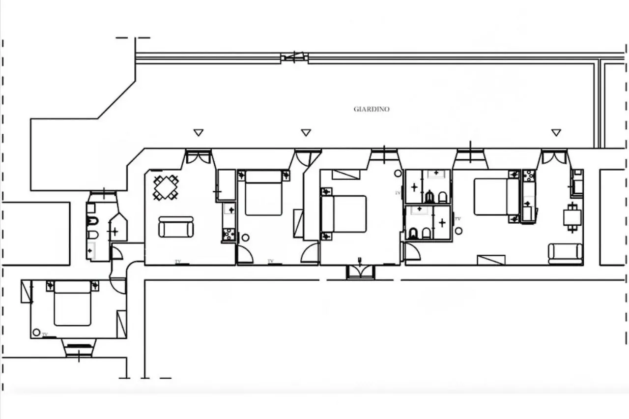 New-Big Honey Colosseum 4Bdr + 2Sofa Bed A/C 罗马 公寓